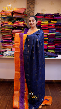 Dye to Dye Kanchi Silk Saree