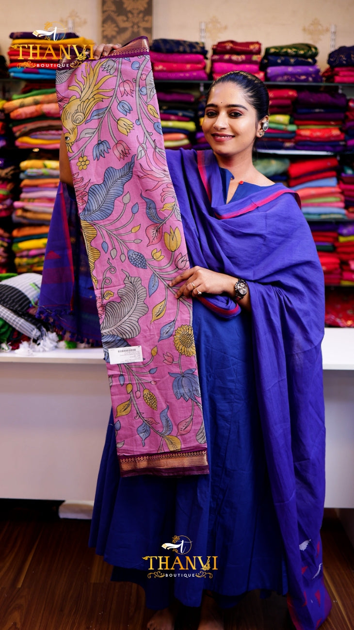Modal Kalamkari Saree