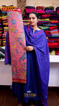 Modal Kalamkari Saree