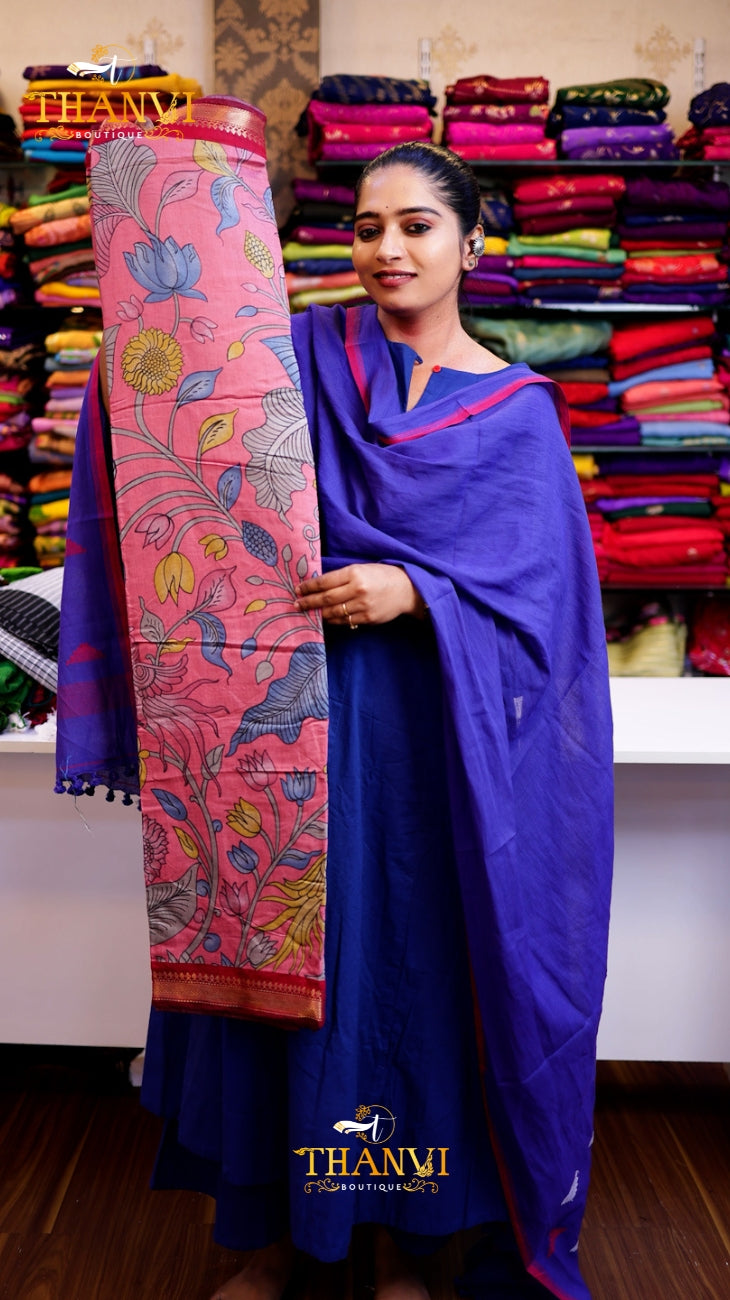 Modal Kalamkari Saree