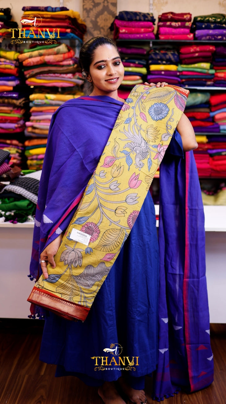 Modal Kalamkari Saree
