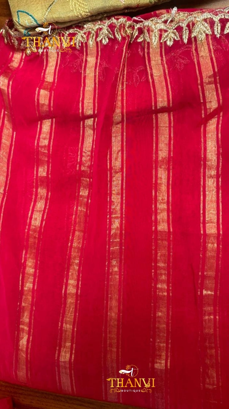 Premium Tissue Raga Saree
