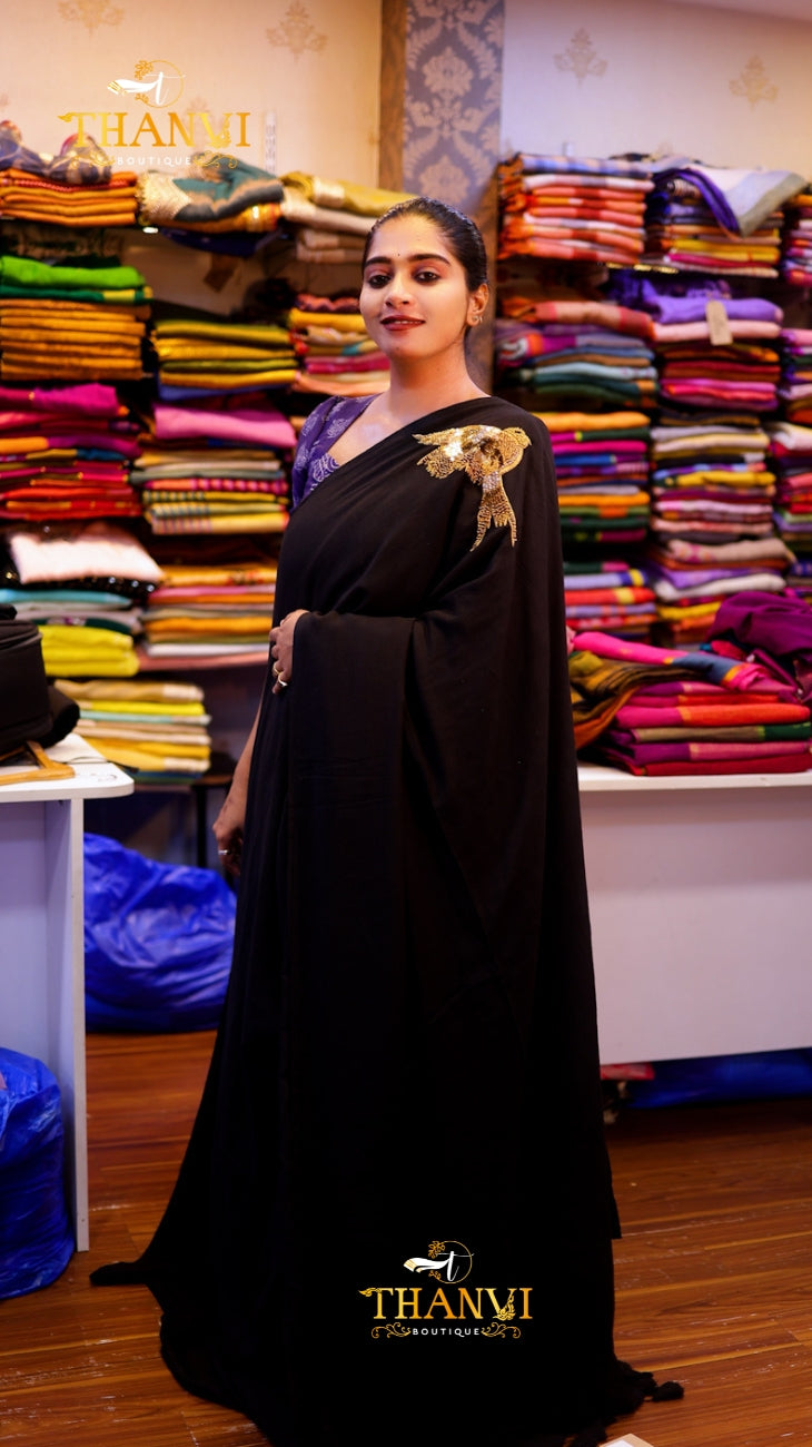 Customized Humming Bird saree