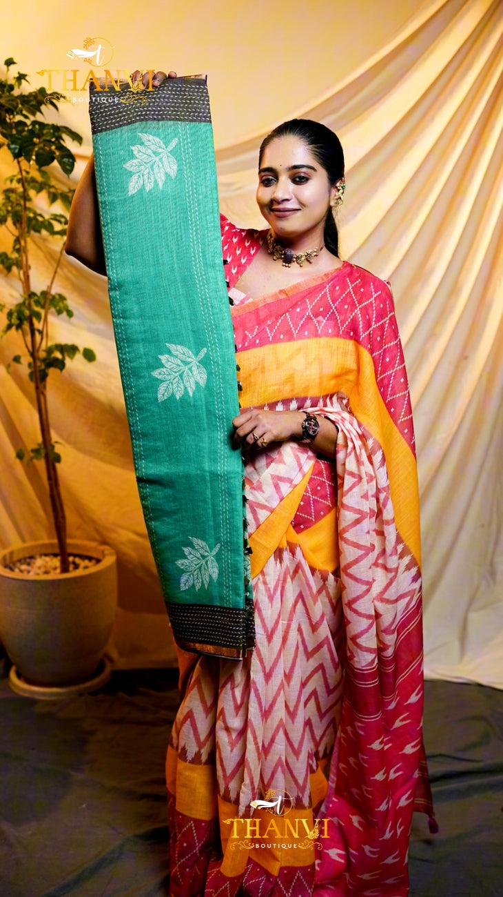Kota Linen Saree