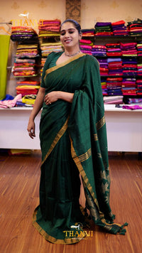 Zari Pallu Sequence Saree