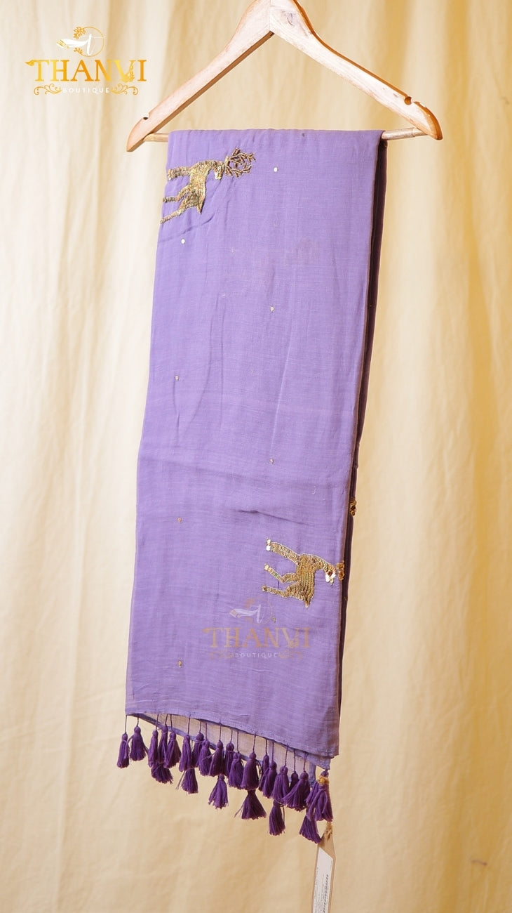 Deer Handwork Saree