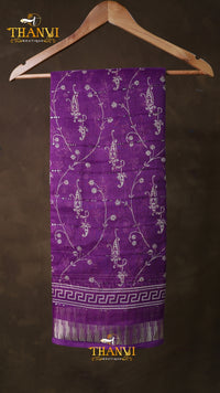 Sequence silk saree