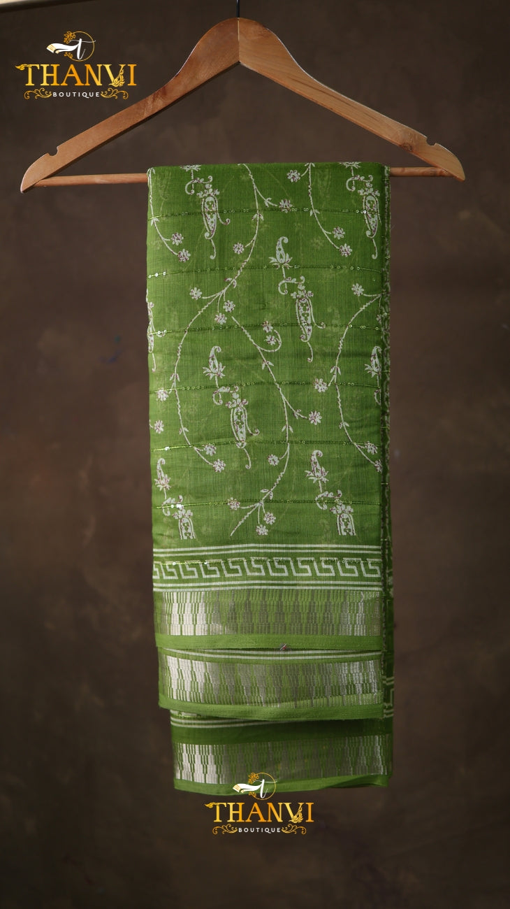 Sequence silk saree