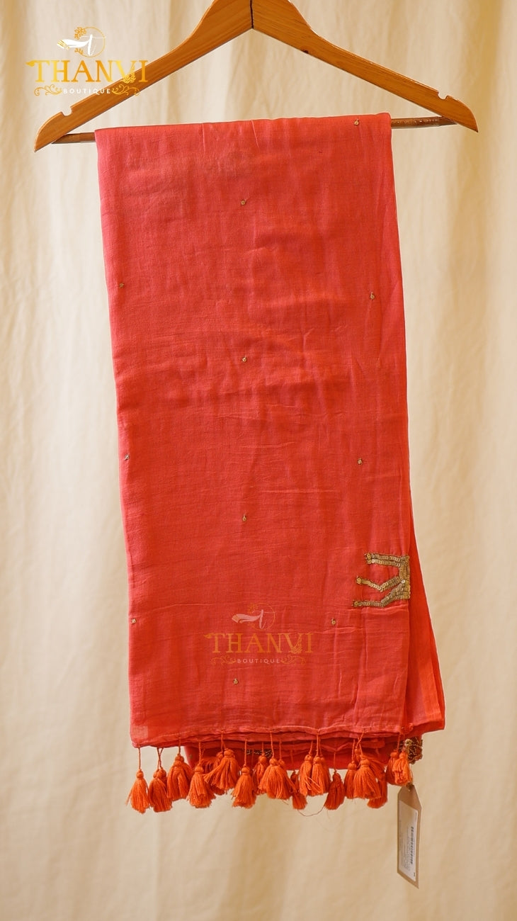 Deer Handwork Saree