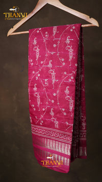 Sequence silk saree