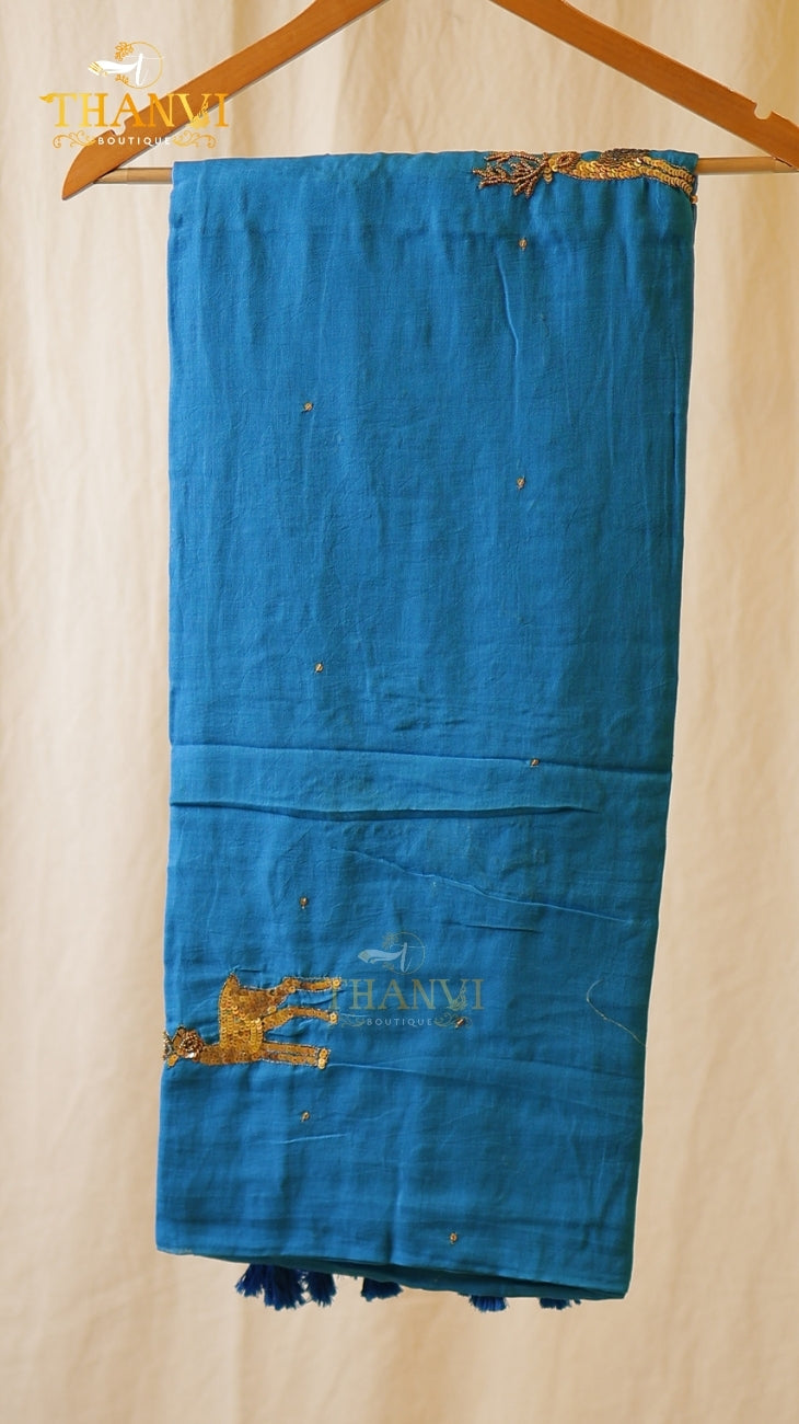 Deer Handwork Saree