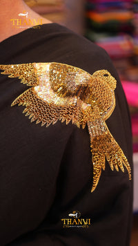 Customized Humming Bird saree