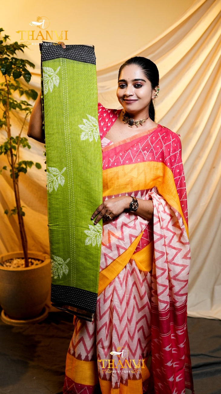 Kota Linen Saree