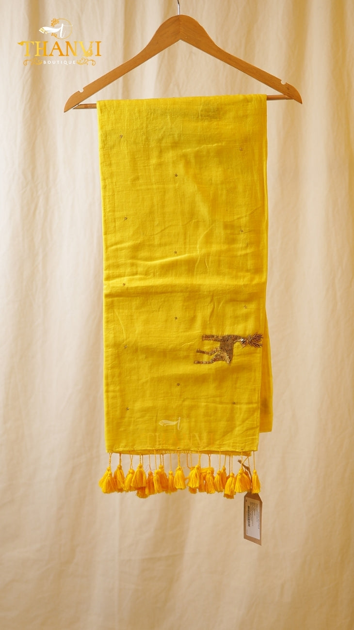 Deer Handwork Saree