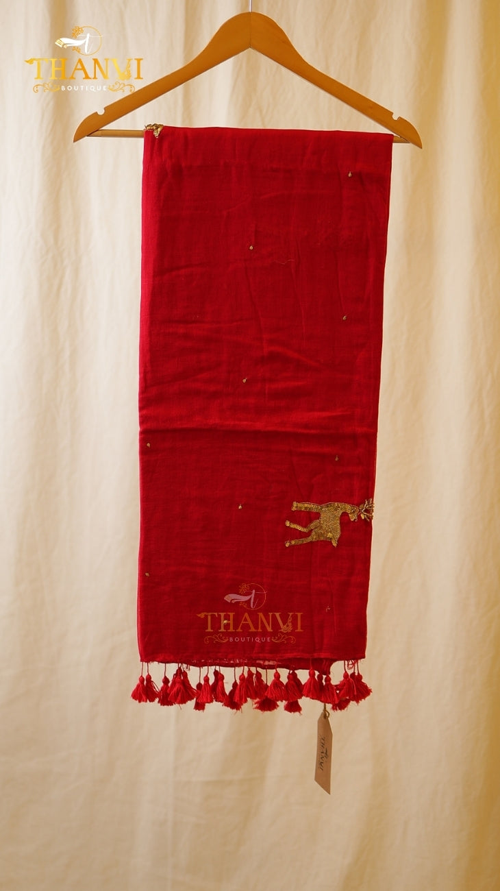 Deer Handwork Saree
