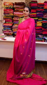 Zari Emb Stripes Border