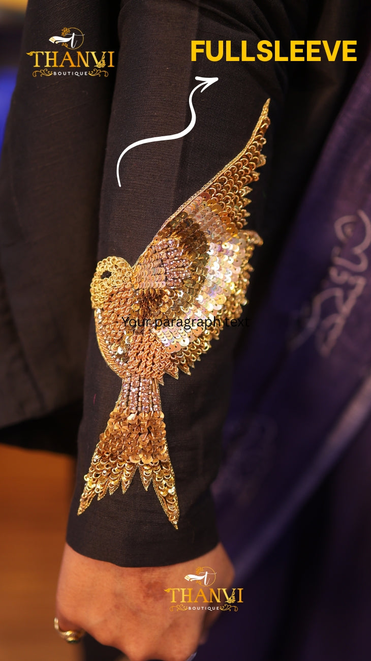 Customized Humming Bird saree