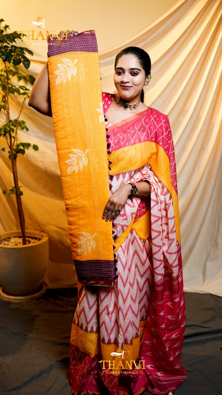 Kota Linen Saree