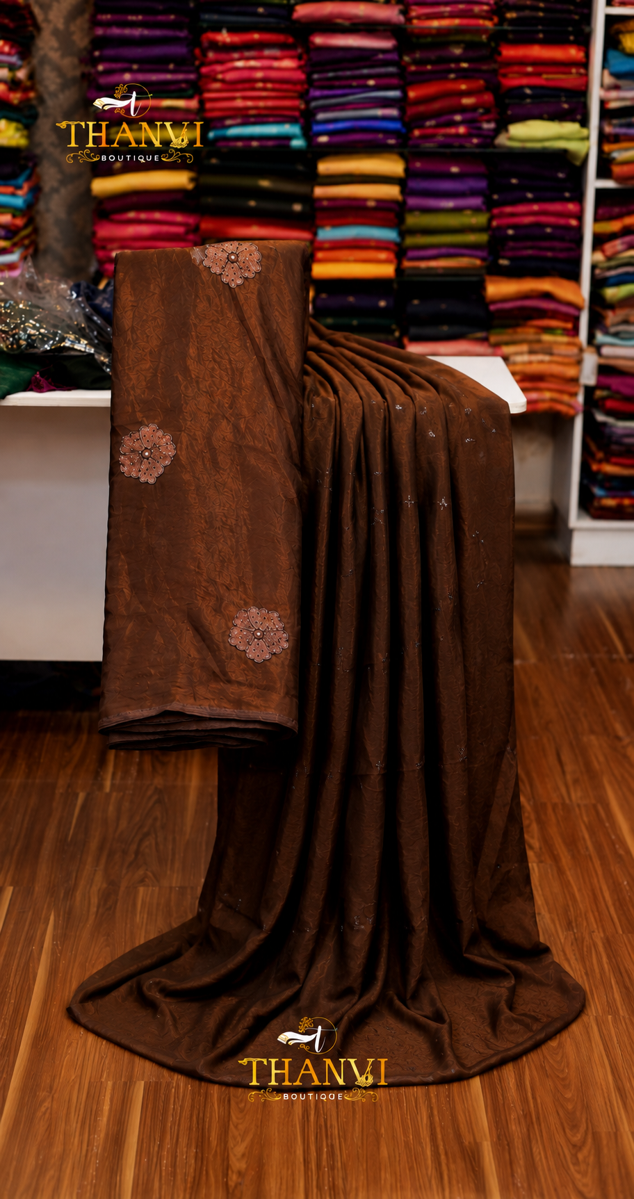 Georgette Embroidery Saree