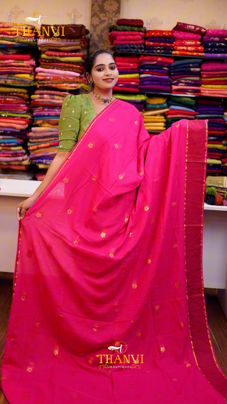 Zari Emb Stripes Border
