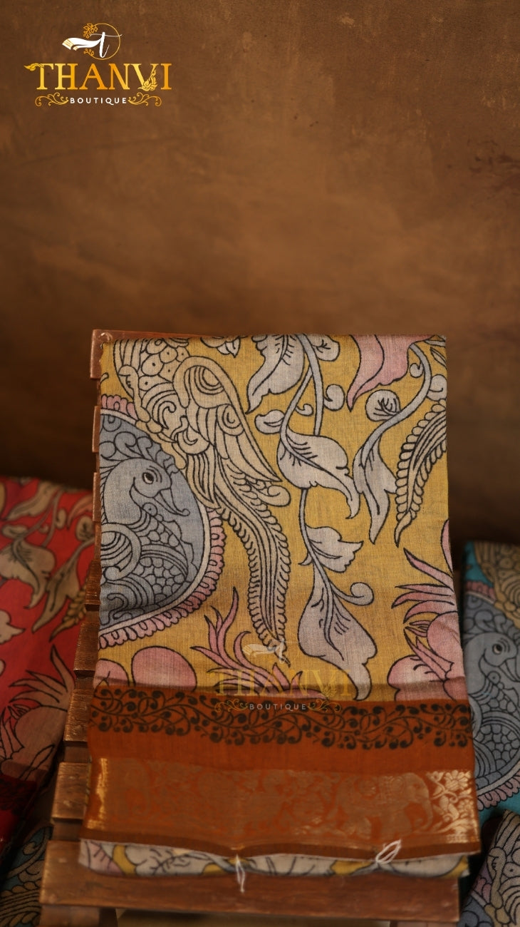 Modal Kalamkari Saree