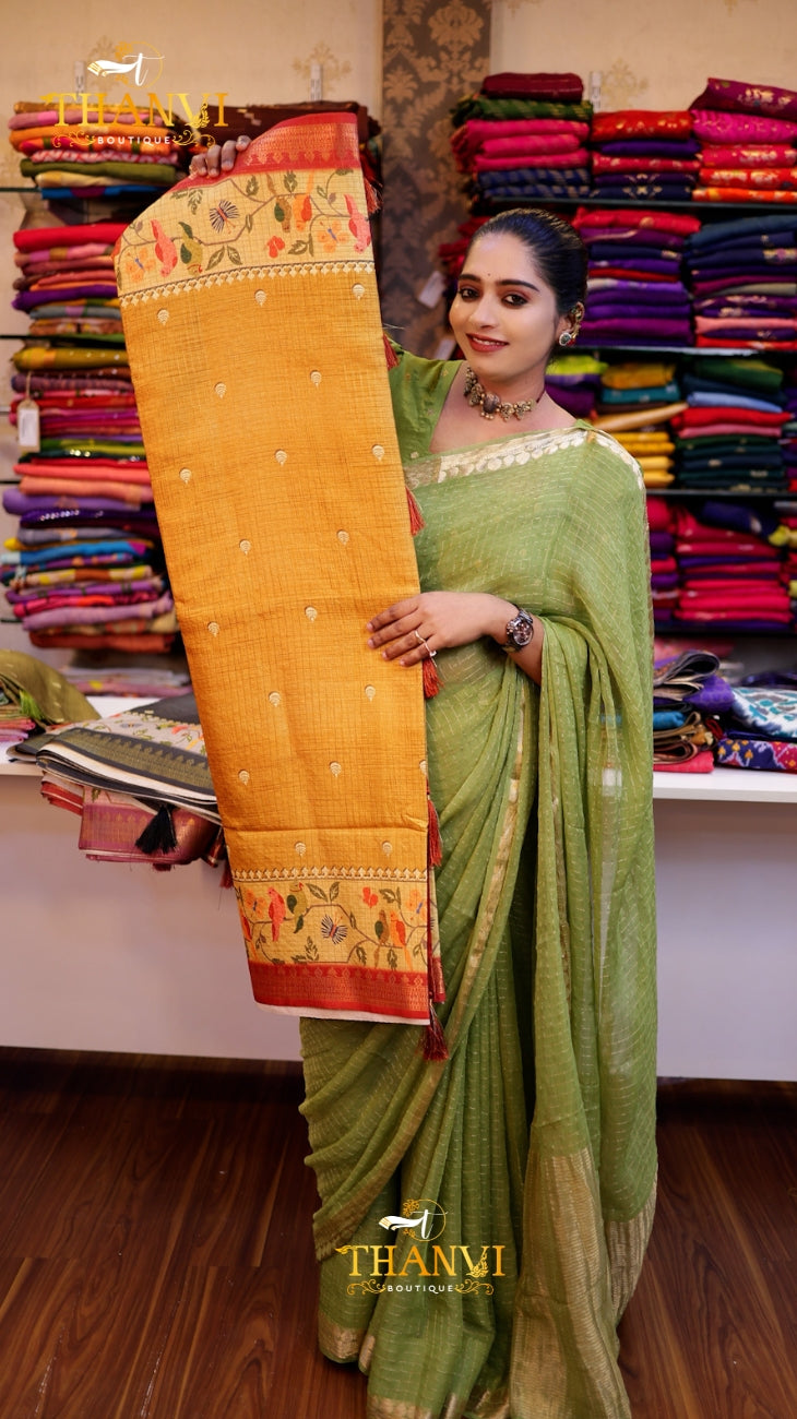 Chilakka Cotton Saree
