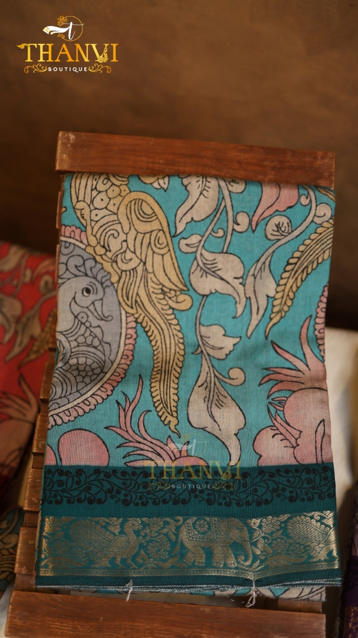 Modal Kalamkari Saree