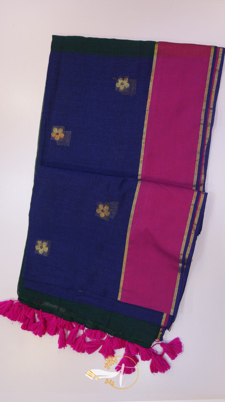 Cotton Floral Zari