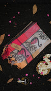 Linen Paithani Jacquard Saree