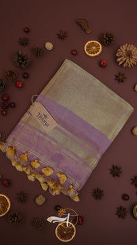 Metallic Tissue Cotton Saree