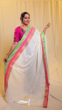 String Border Saree