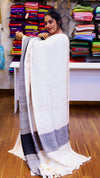 Kanchi Checks Linen Saree