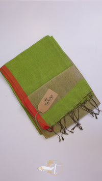 Plain Tissue Saree