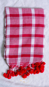 Cotton Checks Saree