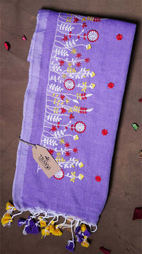 Flower Embroidery Saree