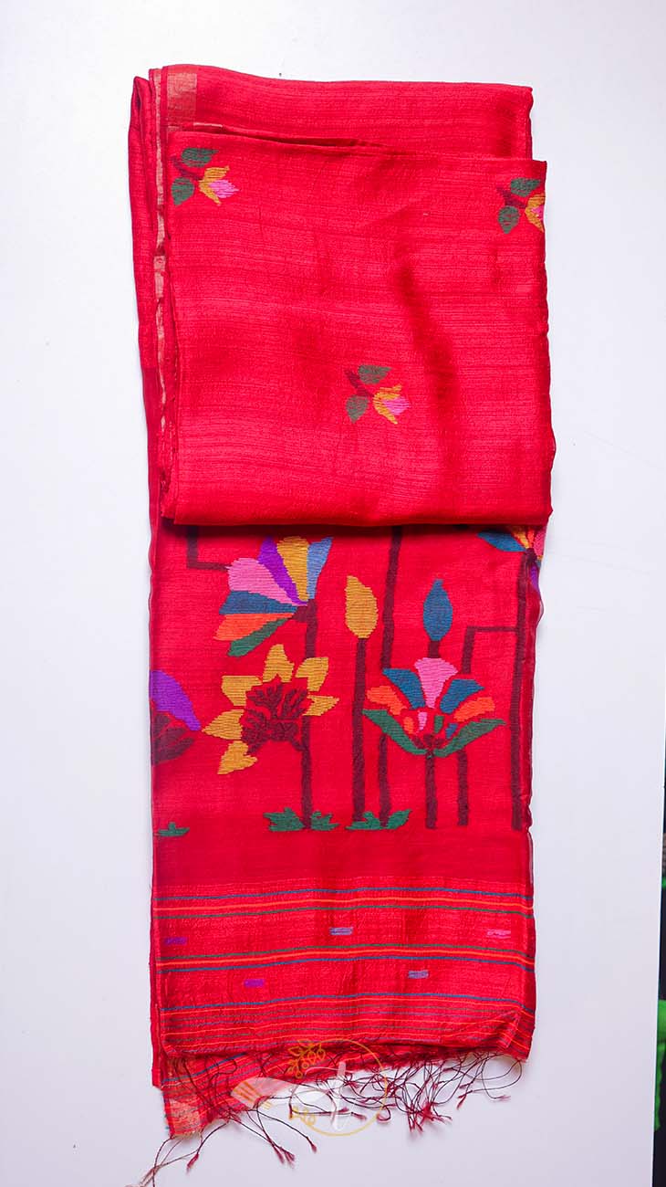 Matka Jamdani Saree