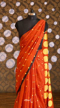 Premium Polka Dot Saree