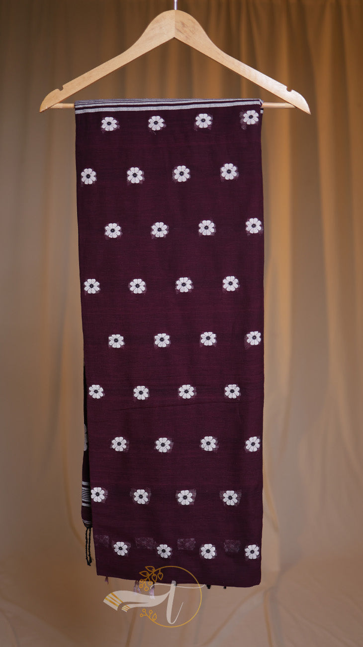 Floral Khadhi Saree