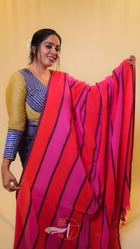 Popstick Stripes Saree
