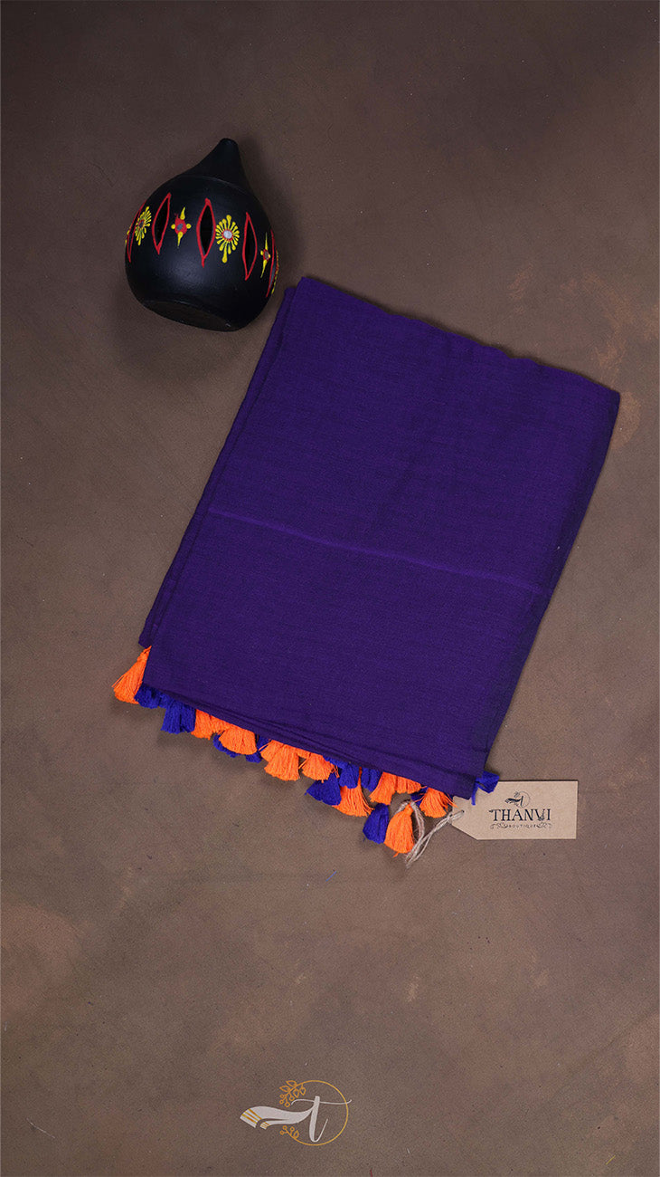 Modal Plain Saree