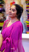Pop Stick Plain Saree