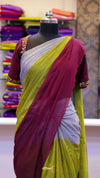 Triple Shade Cotton Saree