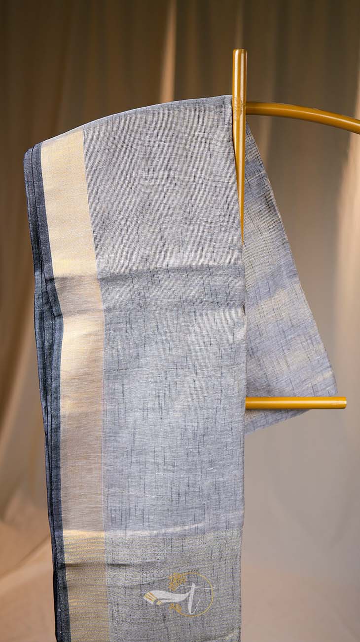 Plain Tissue Saree