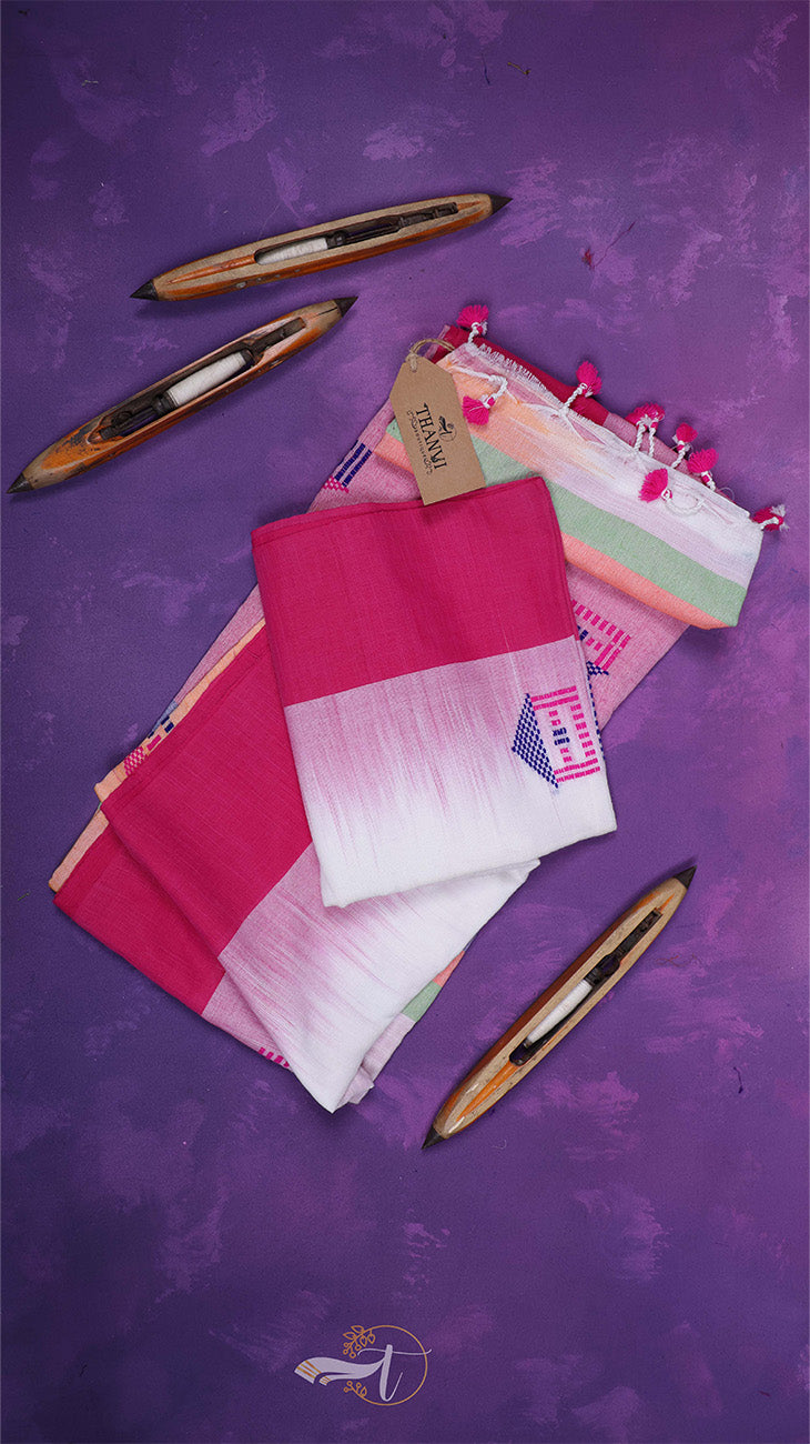 Cotton Jute Saree