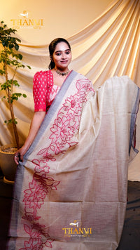 Soft Muga Pallu Saree