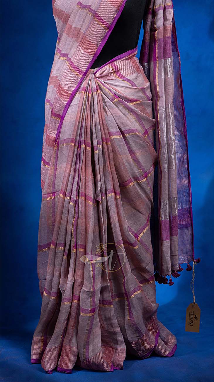 Classic Linen Saree