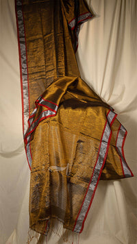 Pallu Stripe Tissue Linen Border