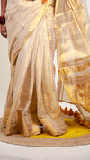 Metallic Tissue Cotton Saree
