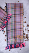 Popstick Checks Saree