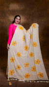 Modal Painted Cotton Saree
